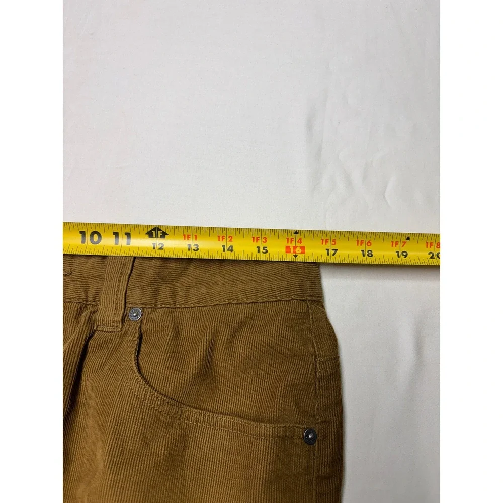 prAna Saxton PantS Corduroy  33x30 Brown Organic Cotton Straight Leg